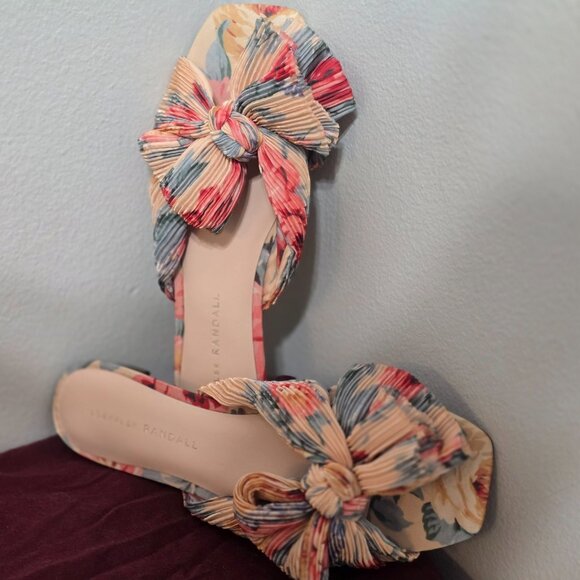 Loeffler Randall Daphne Knot Flat Sandals Size US Womens 6.5 B - Picture 2 of 8